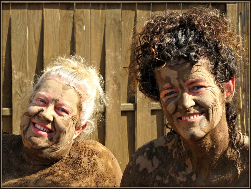 Example from a mud bath at wellness area