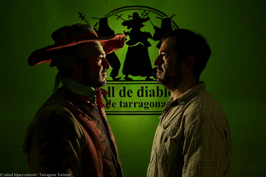 Txema Gavaldà, abans i després de transformar-se en la Diablesa / ©Rafael López-Monné