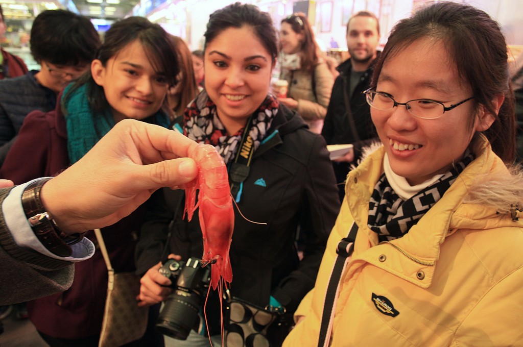 Estudiants al Mercat de Tarragona / ©Pere Toda