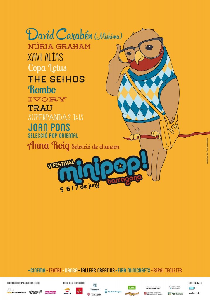 Cartell del Festival Minipop 2015