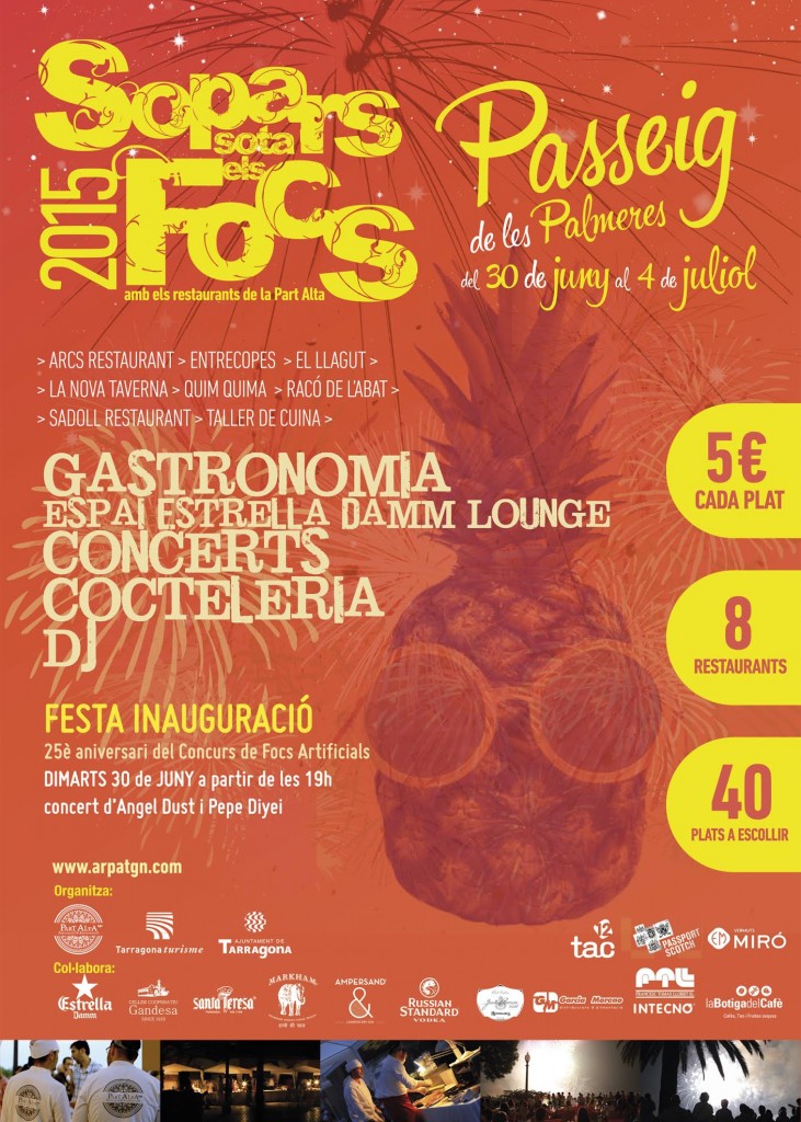 Cartell Sopars Focs 15