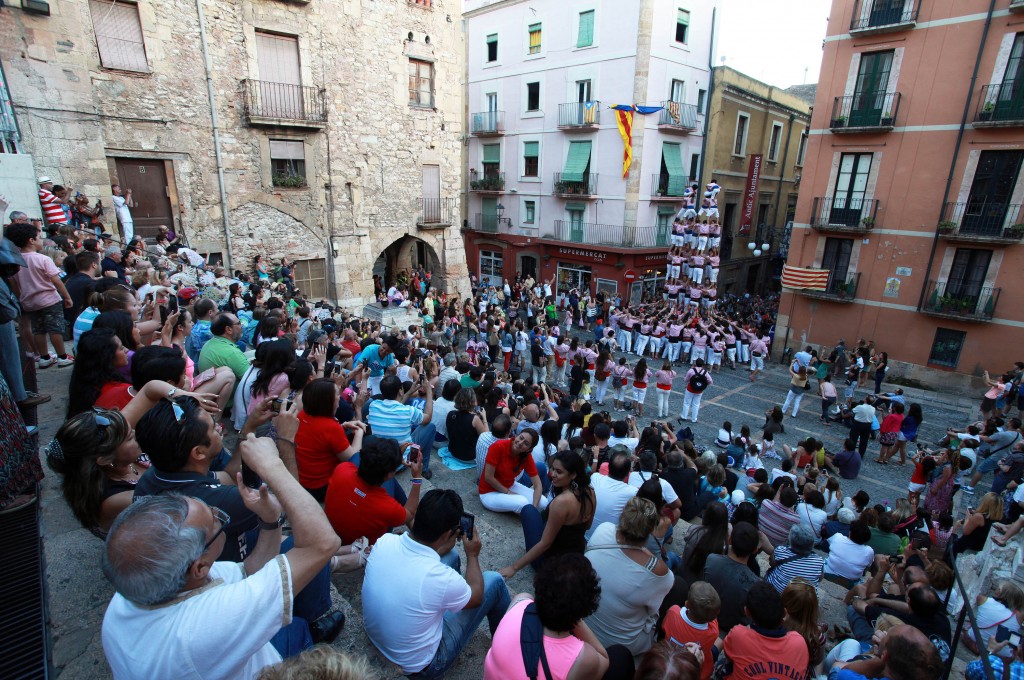 Actuació dels Xiquets de Tarragona amb motiu de l'activitat 'Tarragona, Ciutat de Castells' / ©Pere Toda-Vilaniu Comunicació