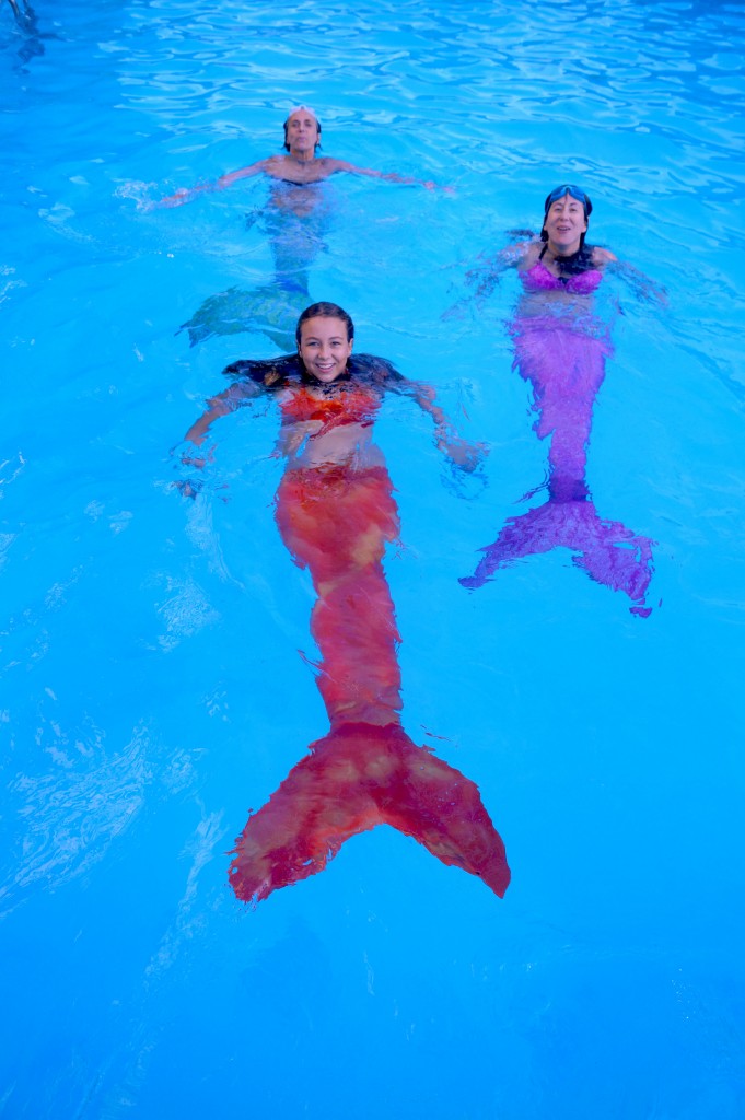 Sirenas en el agua