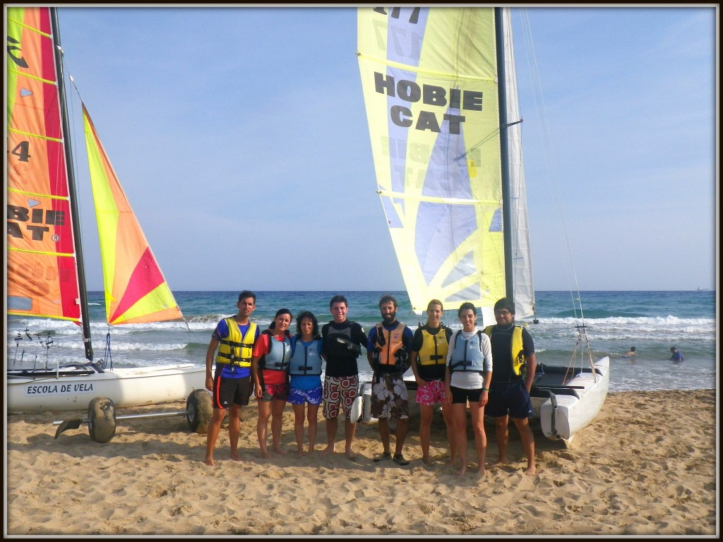 Equipo de navegación a vela