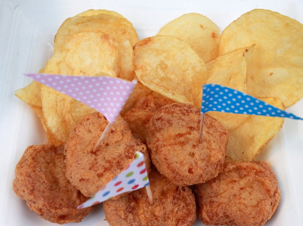 Nuggets de pollastre amb patates xips (Restaurant Quim Quima) / ©Pere Toda-Vilaniu Comunicació