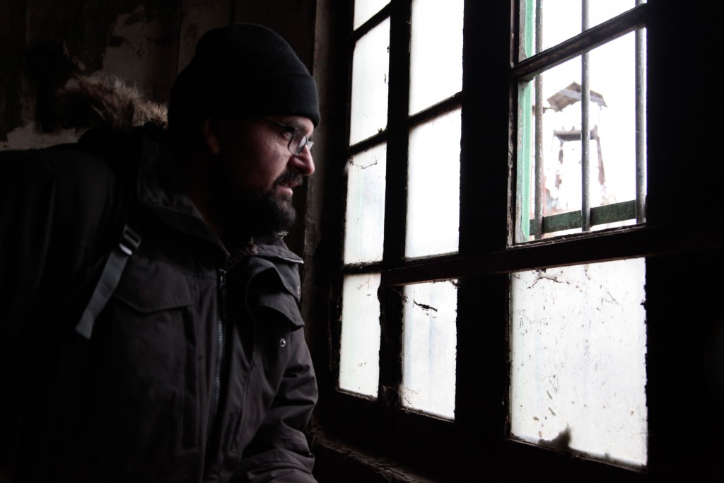 Jorge Acebo localizando en El Bierzo para la película Occidente