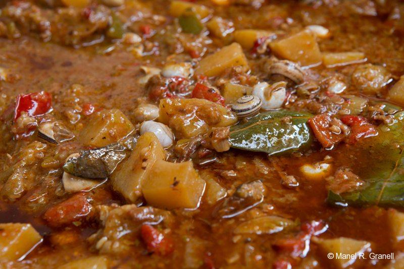 Plato d'espineta con cargolins