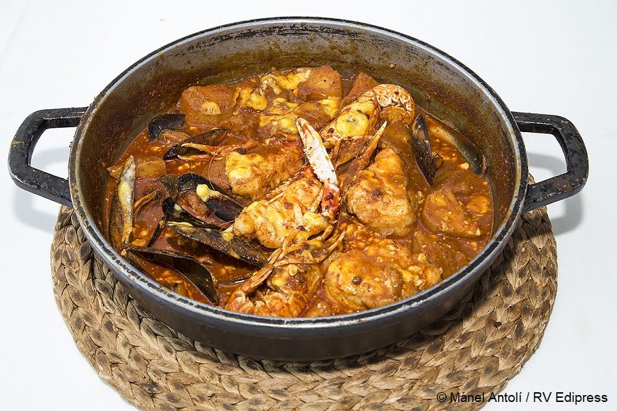 Plato en las jornadas del romesco