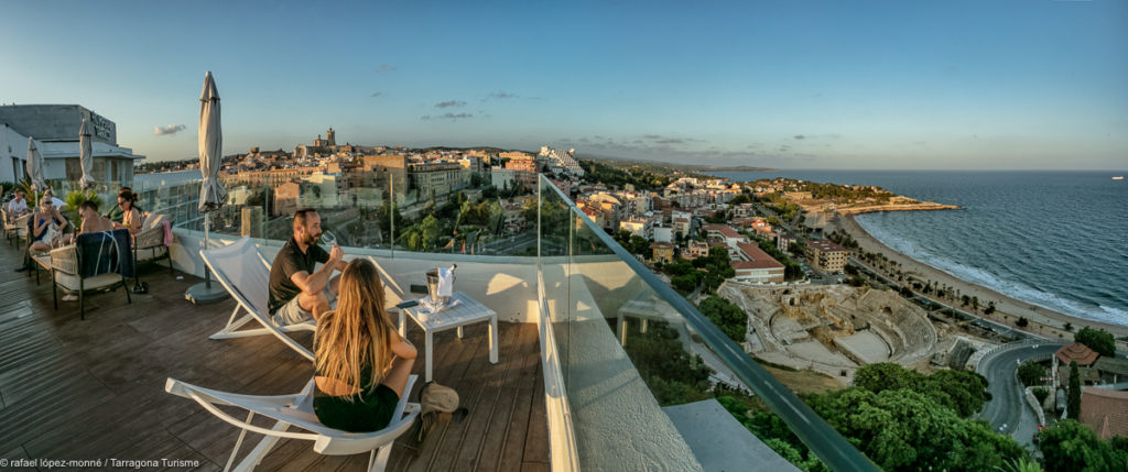 Un dels miradors de Tarragona amb vistes a la ciutat