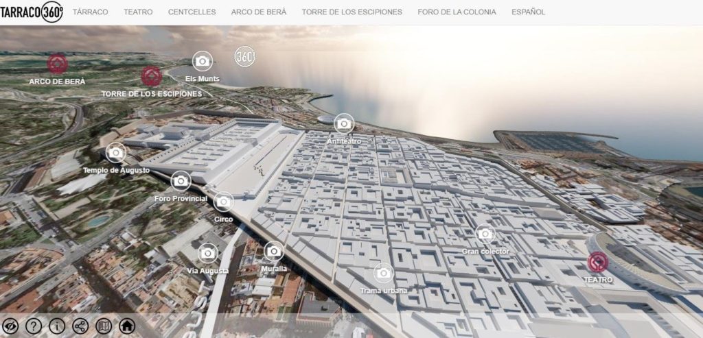 Visistes Virtuales de Tarraco en 360 grados