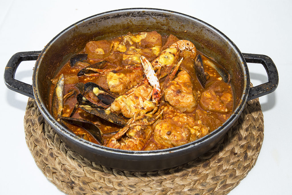 Xaloc amb romesco del Serrallo