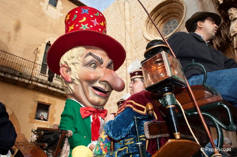 Imagen del home dels nassos durante la Navidad en Tarragona