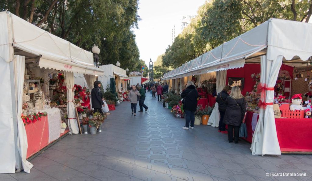 Imagen del mercado de Navidad