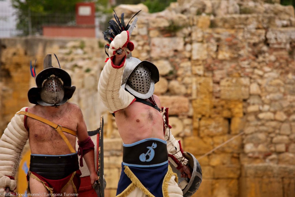 Gladiadores en Tarraco Viva.